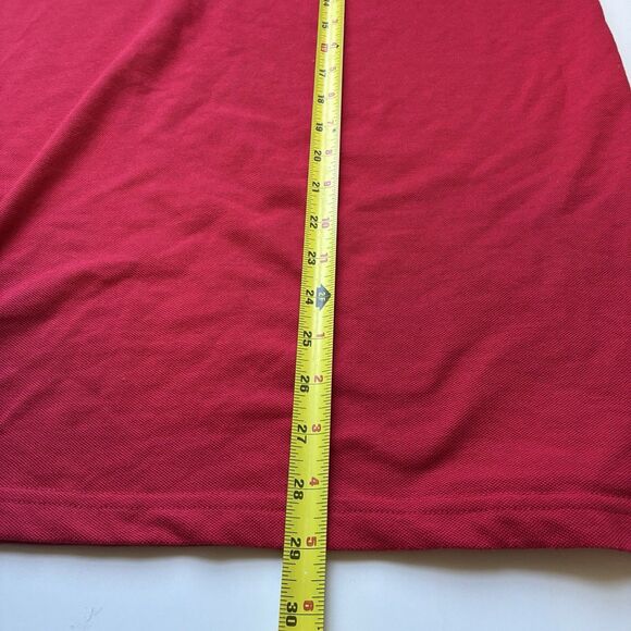 Arsenal FC Futbol UEFA Polo Shirt Men Medium Red Soccer Premier League Logo - Picture 9 of 9